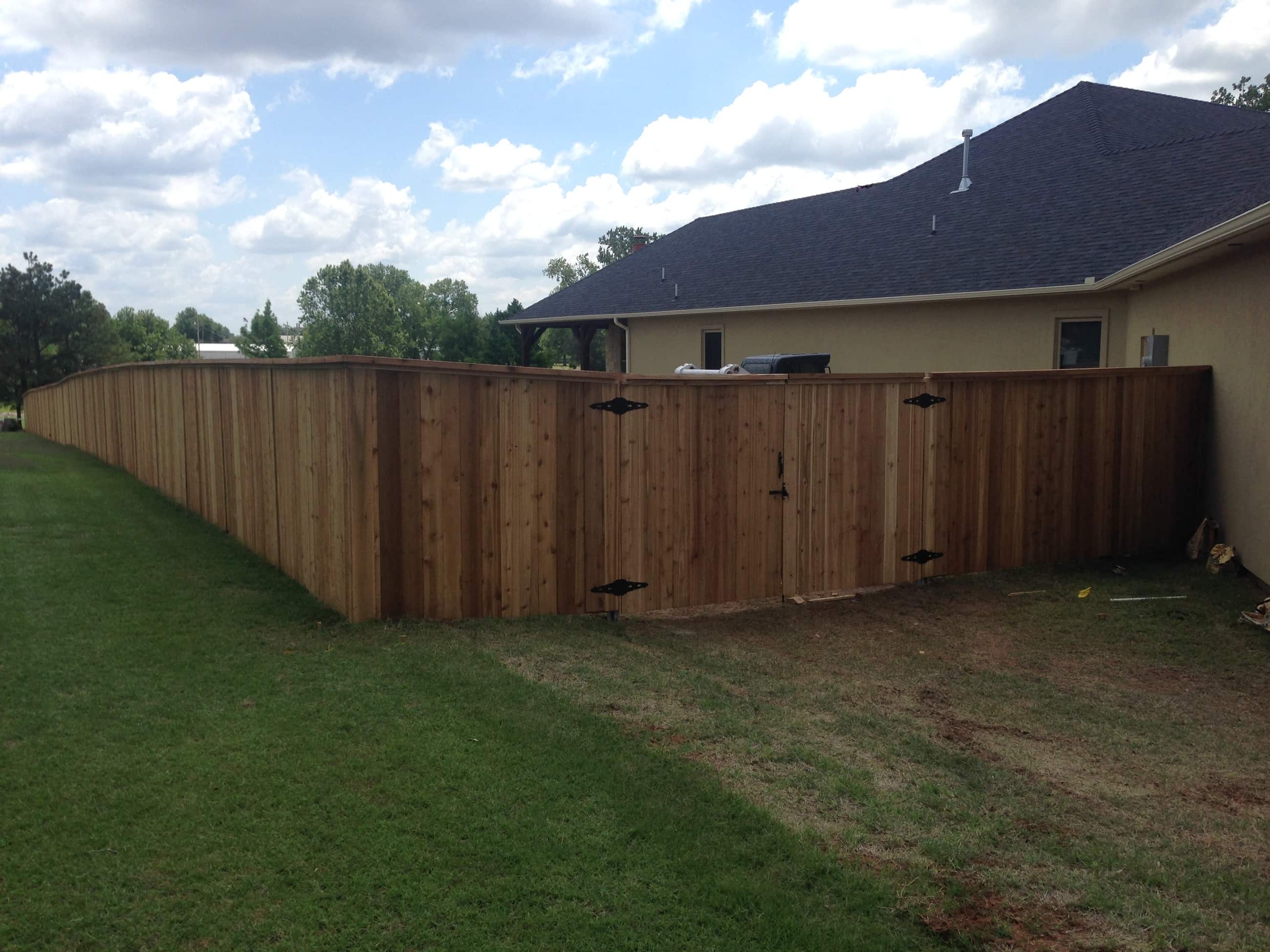 ASL Pools and Spas Self Custom Pool with Cedar Fence